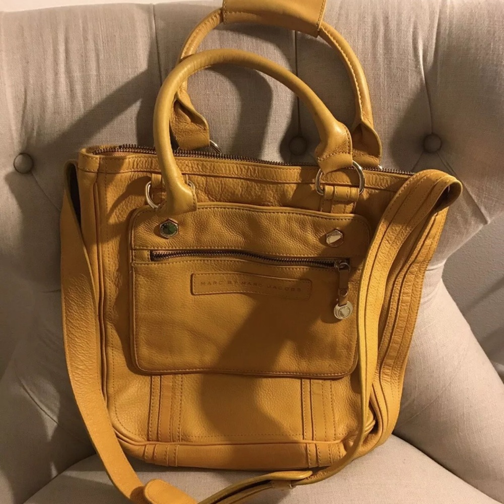 Marc by Marc Jacobs Mustard Leather Tote